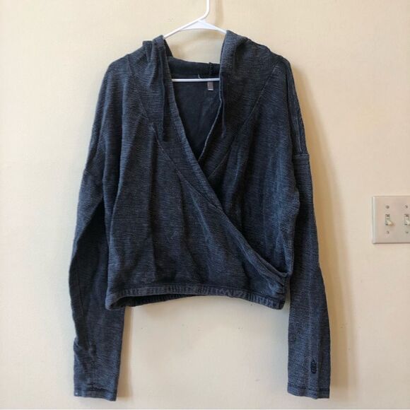 Free People Tops - Free People Movement Criss Cross Hoodie